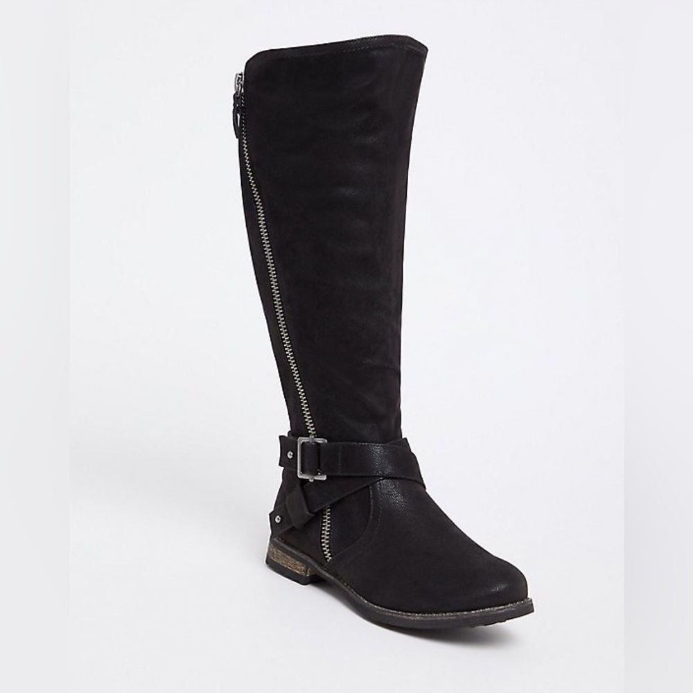 Torrid brushed faux leather knee high boot (WW)